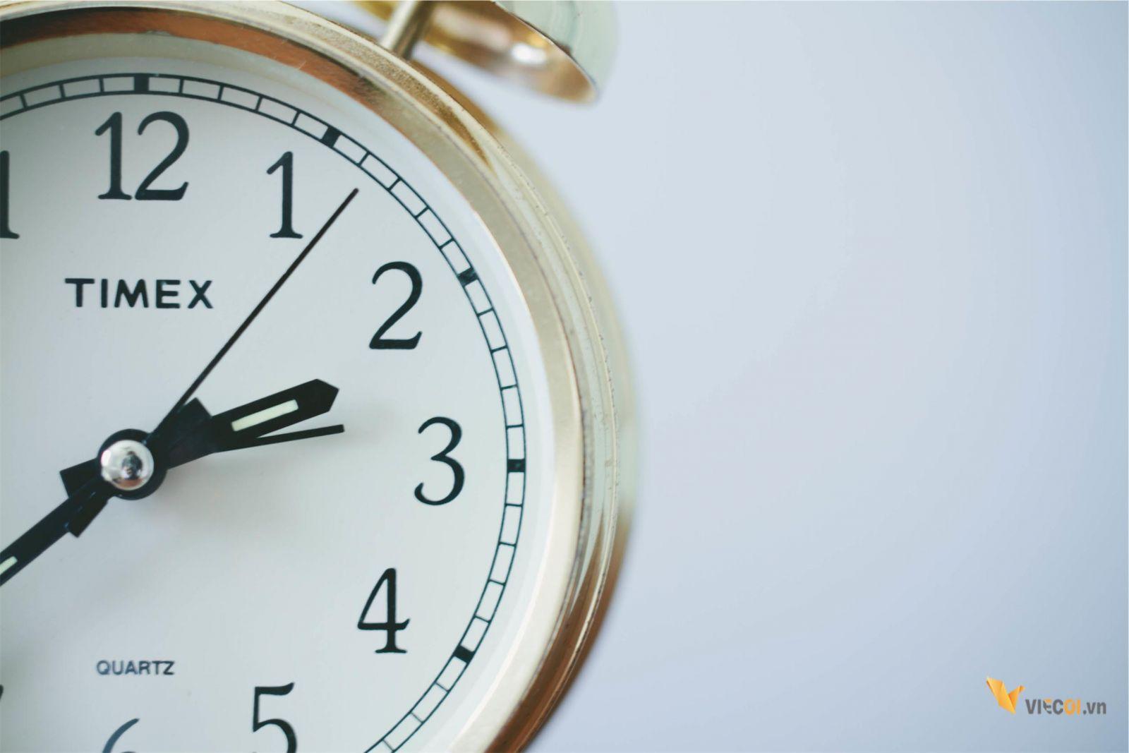 Thời gian làm việc 08:00 đến 20:00 - Tất cả các ngày trong tuần